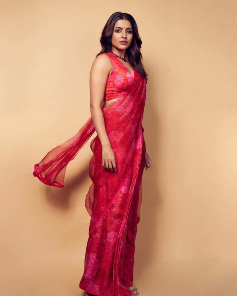 Jaanu Promotions Samantha Akkineni Stuns In Simple Elegant Sarees