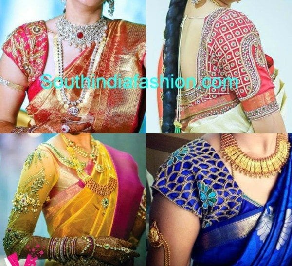 blouse_designs_for traditional_silk_sarees