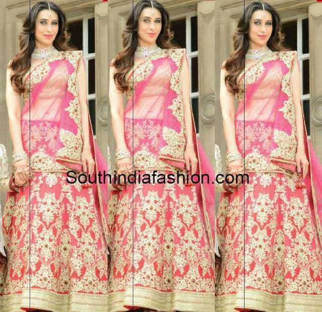 karisma kapoor in neerus lehenga