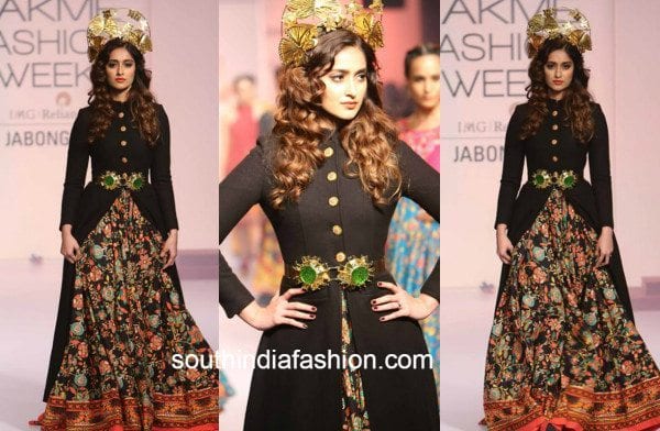 ileana in sangria for lfw 2015