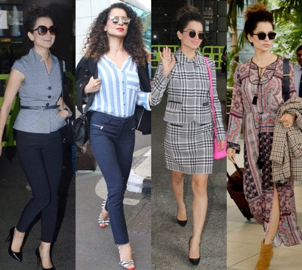 Kangana Ranaut's chic airport looks