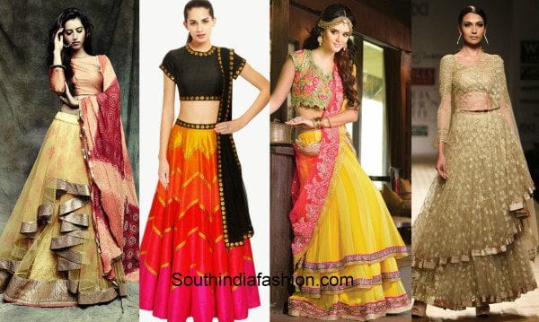 Off beat and trendy Lehenga Styles