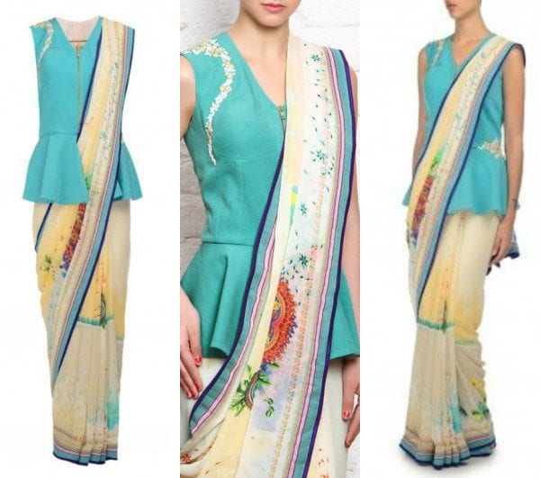 Peplum Saree Blouses 4