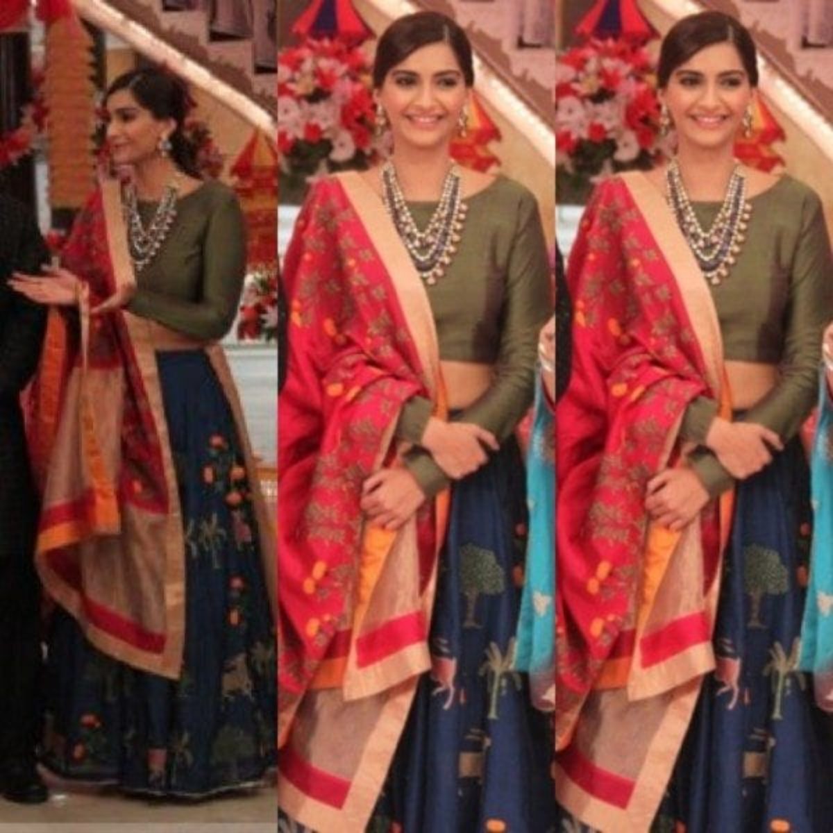 Sonam Kapoor in a Vineet Rahul lehenga