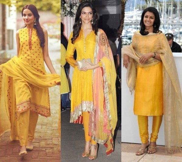 Yellow Salwar Suits