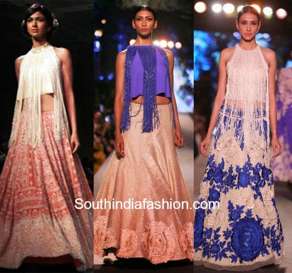 Fringe lehengas