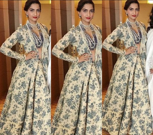 Sonam Kapoor in Sabyasachi