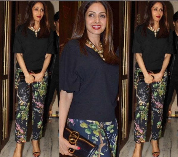 Sridevi's chic look