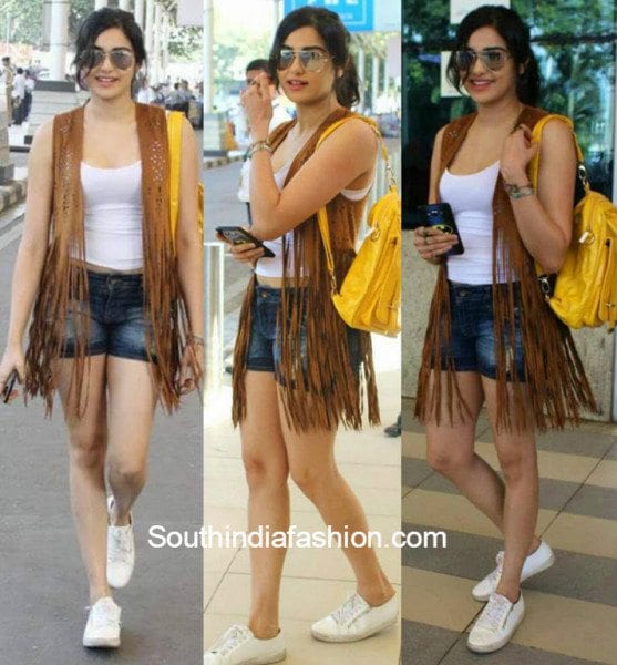 Adah Sharma's airport fashion