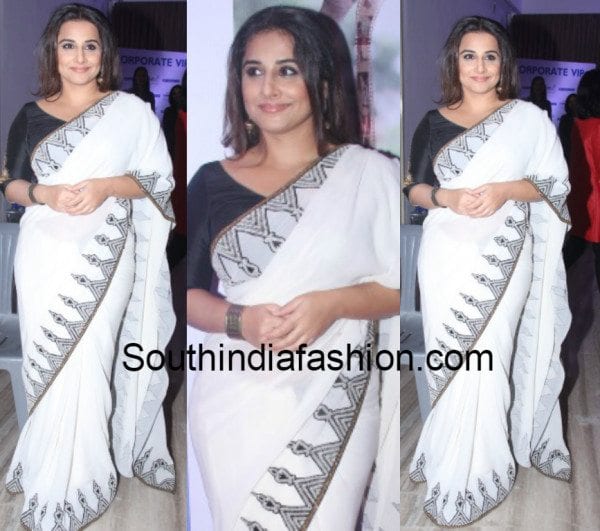 Vidya Balan in Joy Mitra Saree