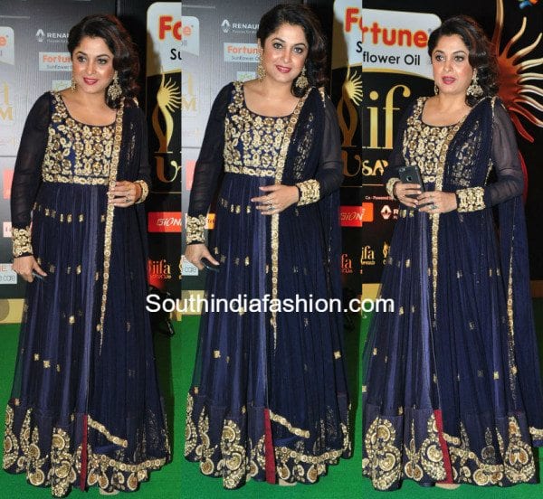 ramya_krishna_blue_anarkali_at_iifa_utsavam_awards_2016