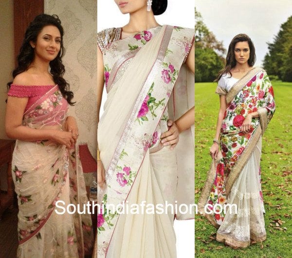 Floral Sarees