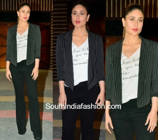 Kareena Kapoor Khan in a blazer