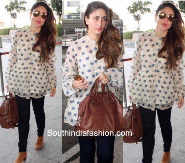 Kareena Kapoor at the airport