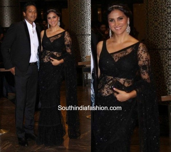 Lara Dutta at Preity Zinta's wedding reception