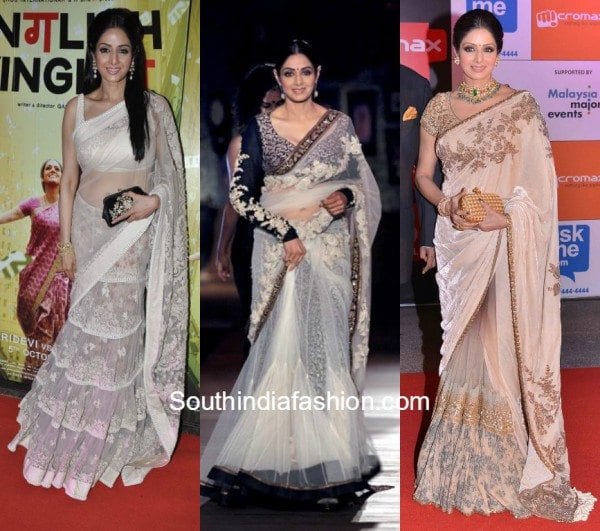 SriDevi in Frill Saree