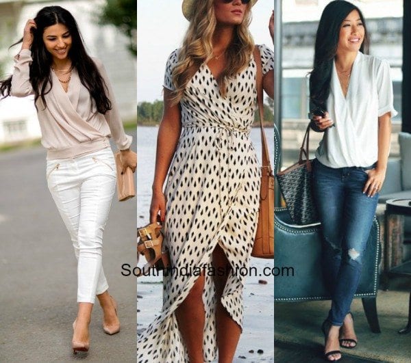 Wrap around dresses