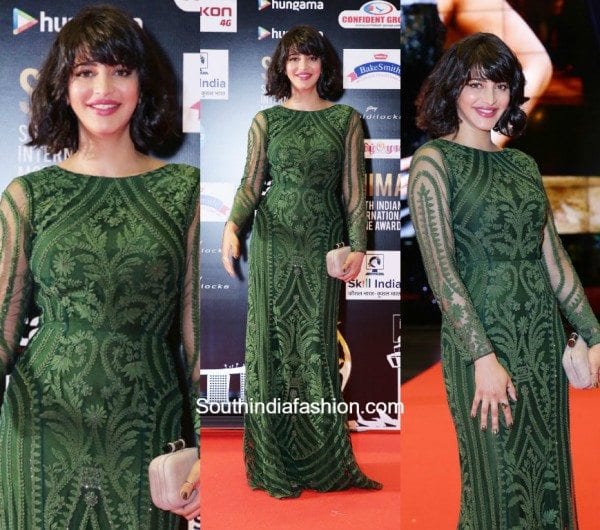 Shruti Haasan in Pankaj & Nidhi at siima awards 2016