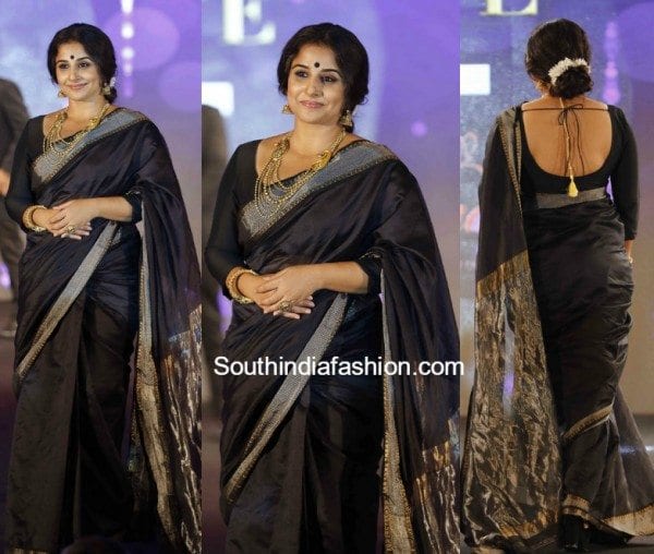 vidya_balan_black_saree_gjf_fashion_nite