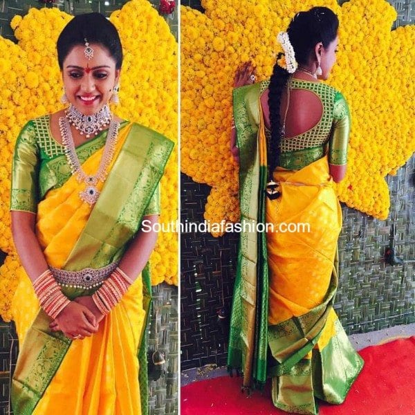 vithika_sheru_pattu_saree_pellikuthuru