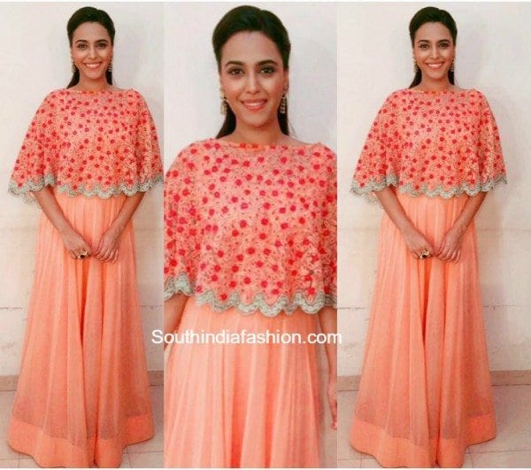 Swara Bhaskar in Smriti Jhunjhunwala for a TV Show