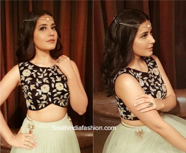 raashi_khanna_hairstyle_with_headpiece