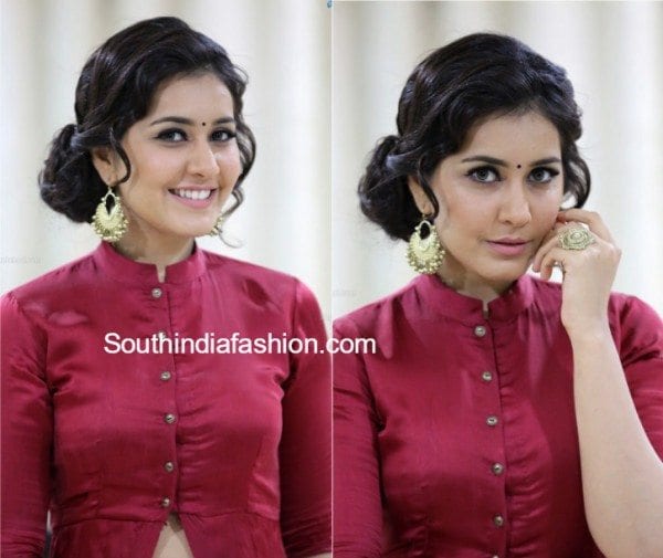 raashi_khanna_messy_updo