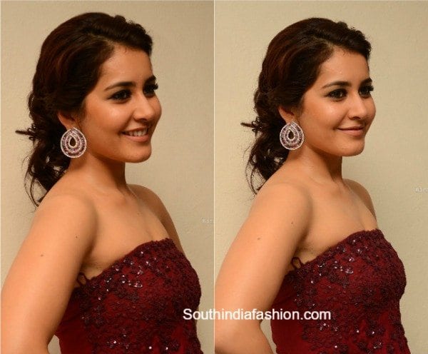 raashi_khanna_messy_updo_hairstyle