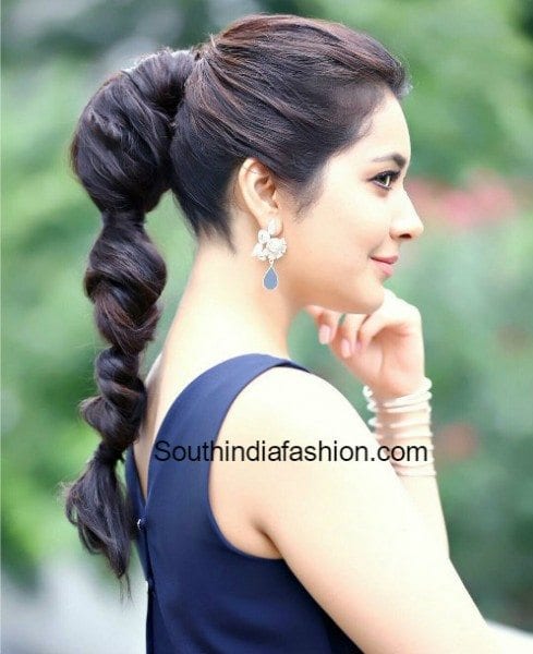 raashi_khanna_twisted_ponytail