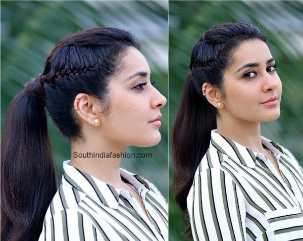 raashi_khanna_waterfall_ponytail