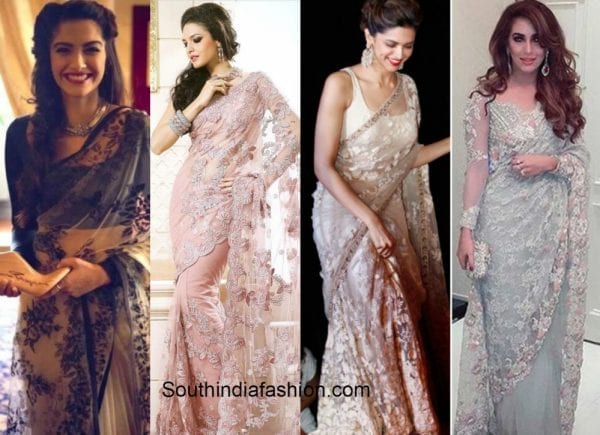 deepika_sonam_lace_saree