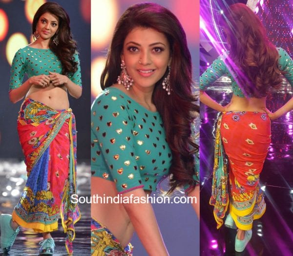 kajal-aggarwal-stills-khaidi-150-saree