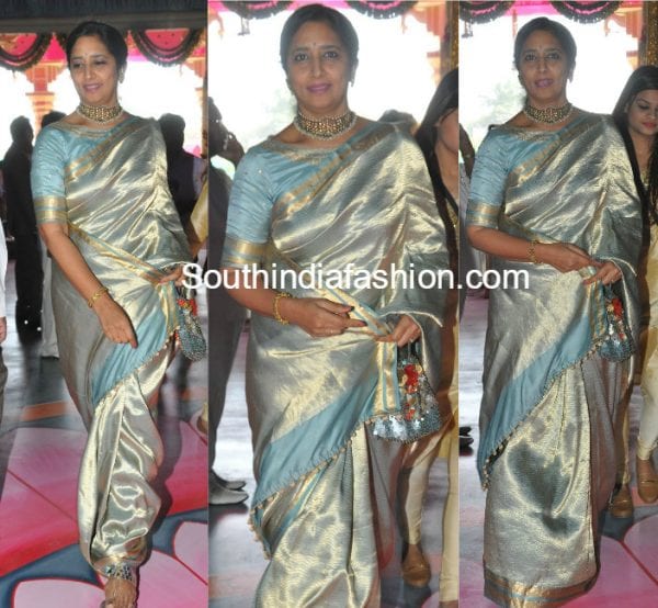 VENKATESH-WIFE-NEERAJA-SAREE-KESHAV-REDDY-WEDDING