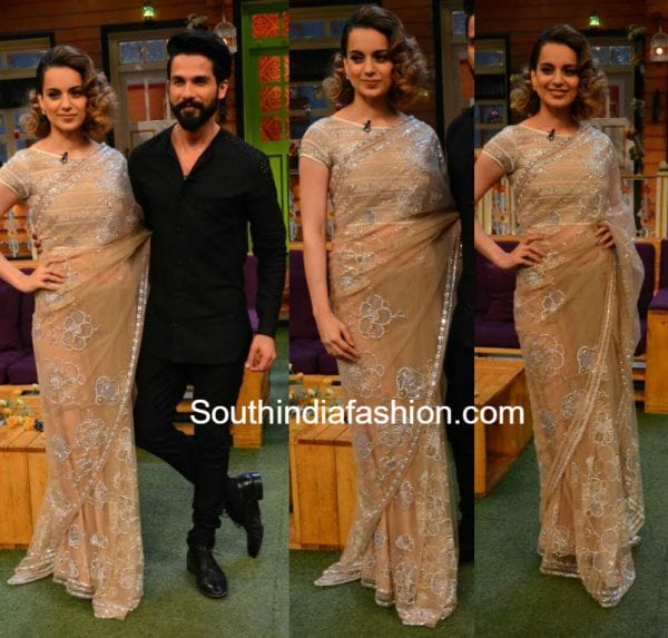 kangana-ranaut-saree-comedy-nights-with-kapil-sharma