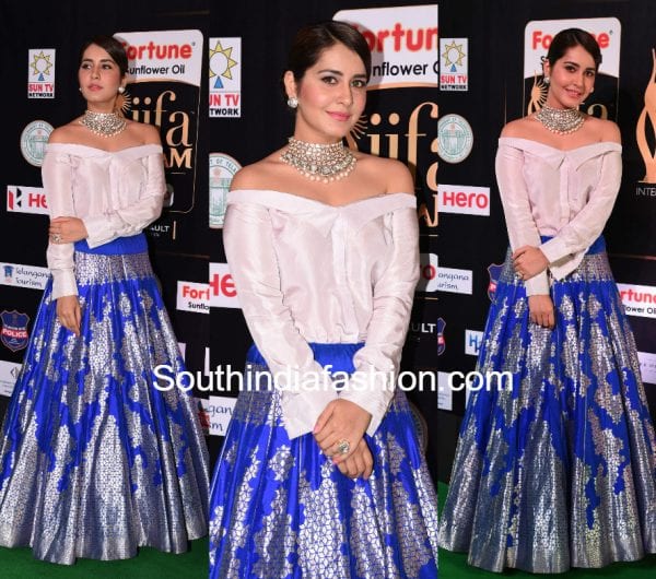 raashi-khanna-blue-skirt-iifa-utsavam-awards-2017