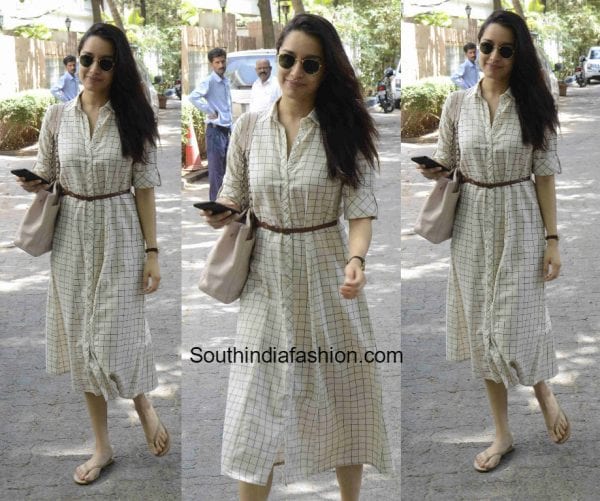 Shraddha Kapoor in a Casual Outfit near her home