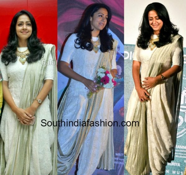 jyothika-dhoti-saree-Magalir-Mattum-Audio-Launch