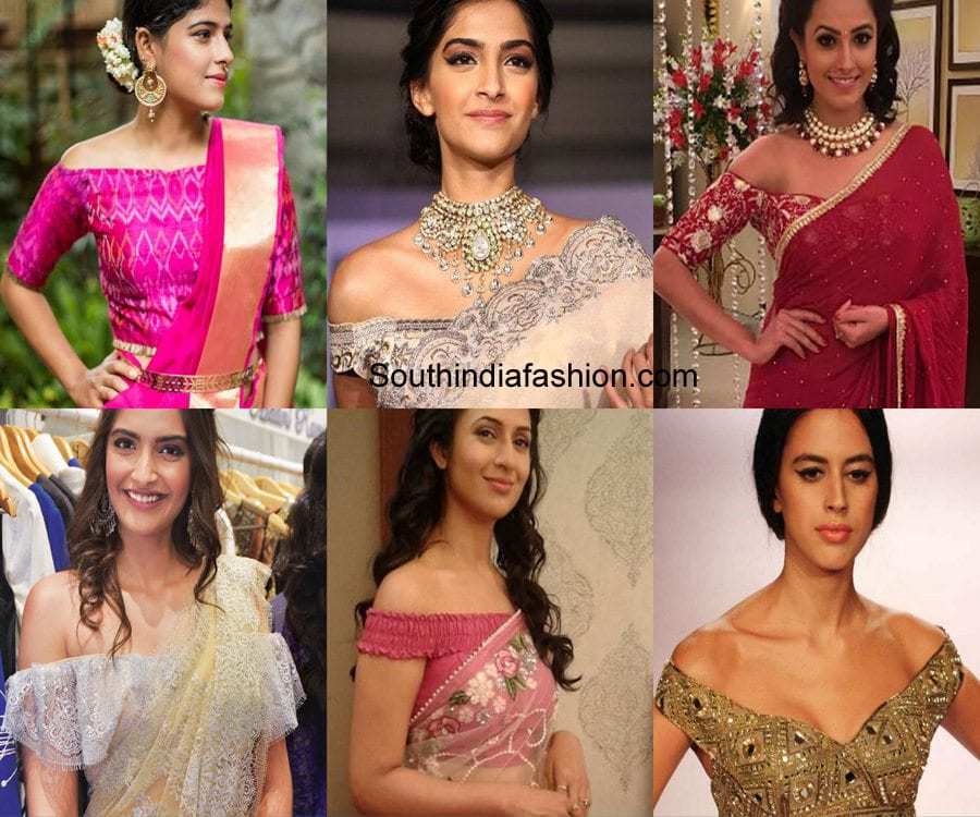 5 Most Trending Celebrity Blouse Designs – South India Fashion