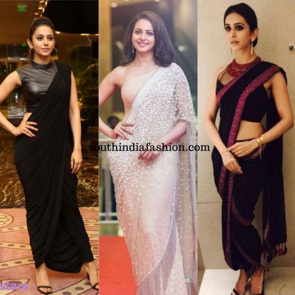 rakul_preet_funky_saree