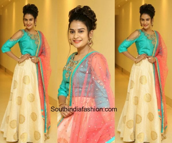 Jenny Honey in a lehenga