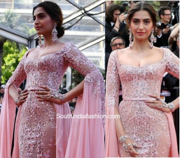 Sonam Kapoor in Elie Saab at Cannes 2017