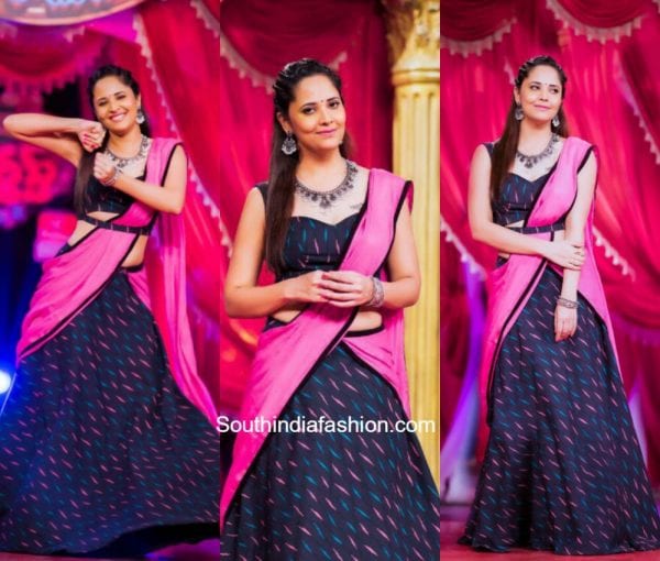 Anasuya Bharadwaj in Duta Couture