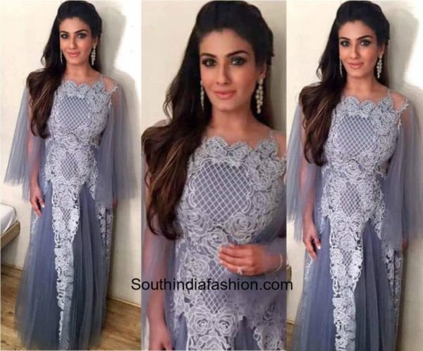 RaveenaTandon in Geisha Designs for TV Show Sabse Bada Kalakaar