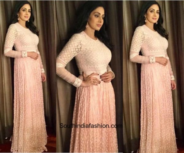 Sridevi in Tarun Tahiliani for MOM Promotions