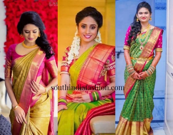 Bridal Kanjeevaram Saree Combos 