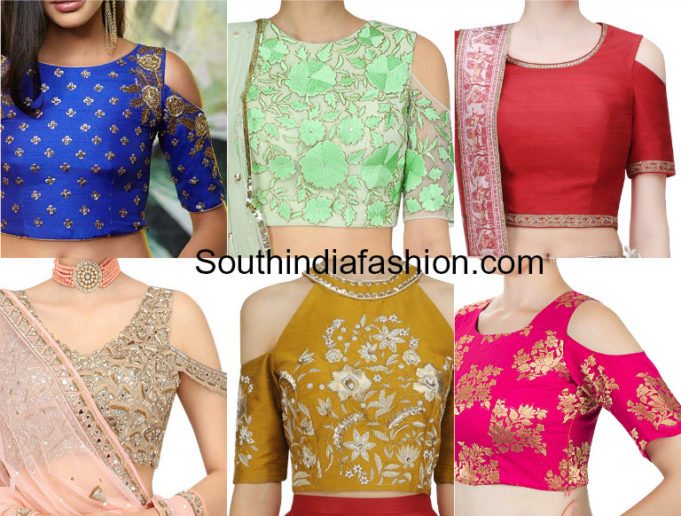 9 Latest Cold Shoulder Crop Top Designs – South India Fashion