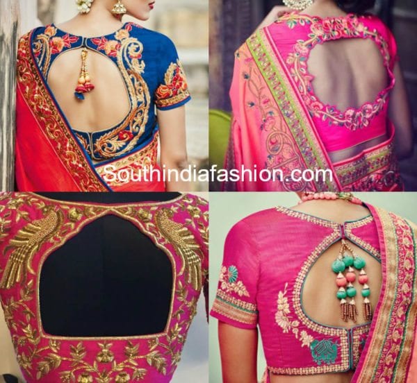 cut-back-neck-designs-for-saree-blouses