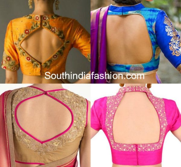 geometic-cut-out-saree-blouse-designs