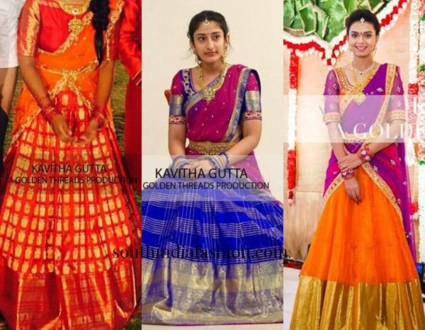 Half Sarees From Kavitha Gutta