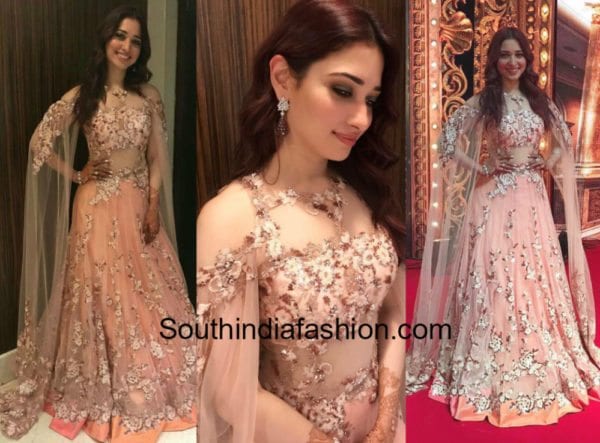 tamannaah neeta lulla lehenga brother sangeet